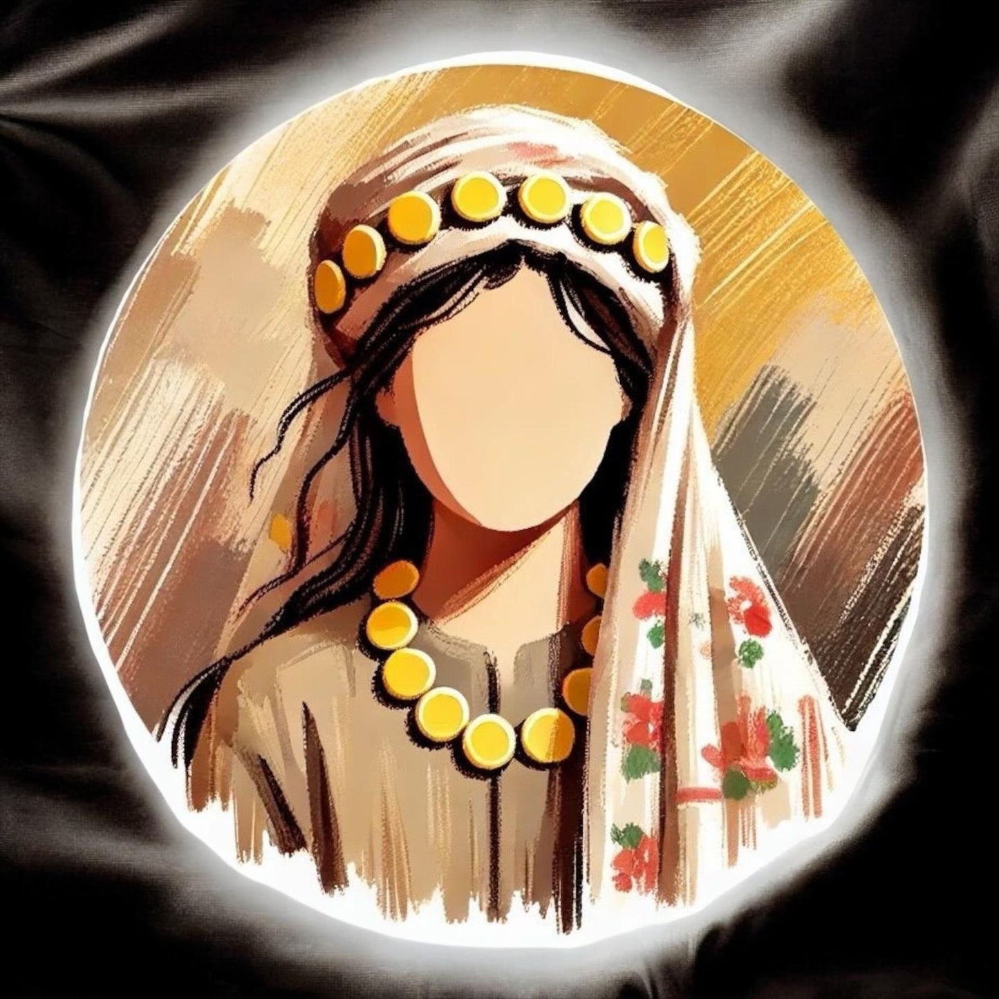 Traditionelle Schönheit - Sticker